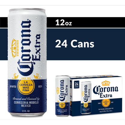 Corona Extra 24pk 12oz Can 4.6% ABV