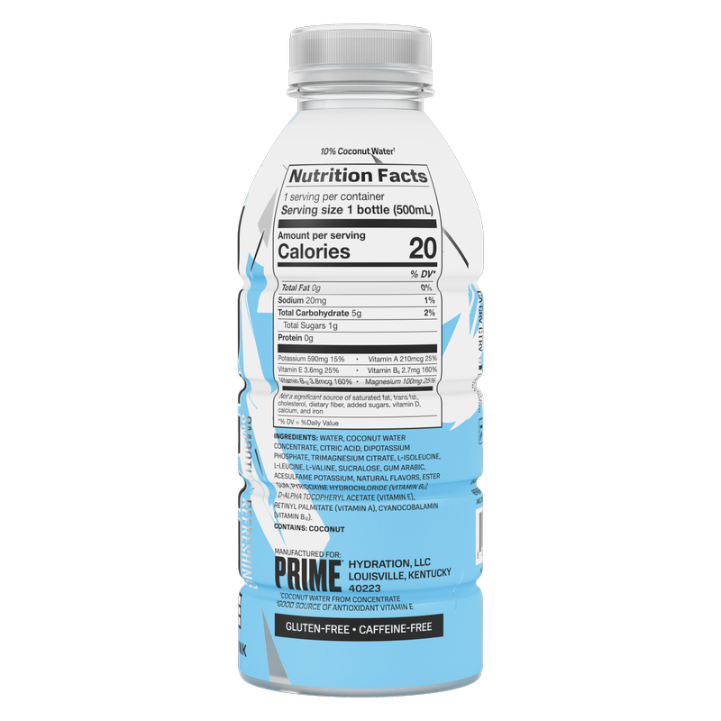 Prime Hydration Ice Blue Chill 16.9oz Btl