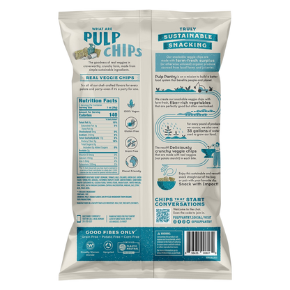 Pulp Pantry Salt & Vinegar Veggie Chips 5oz