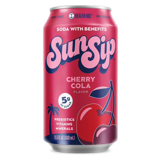 Sunsip Soda Cherry Cola 11.5oz Can