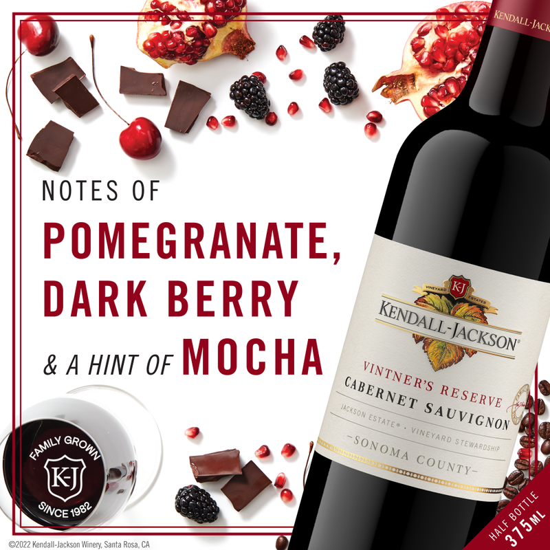 Kendall-Jackson Vintner's Reserve Cabernet Sauvignon Red Wine, 750ml