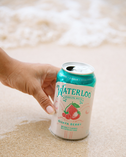 Waterloo Guava Berry Sparkling Water 12pk 12oz Cans