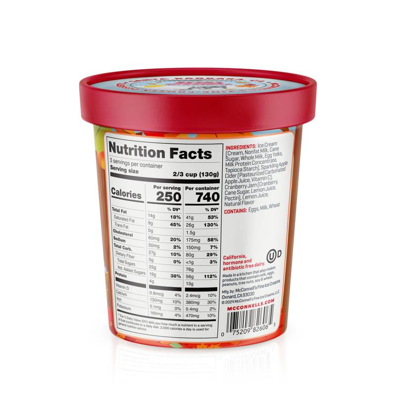 McConnell's Martinelli Apple + Cranberry Pint