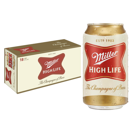 Miller High Life 18pk 12oz Can 4.6% ABV