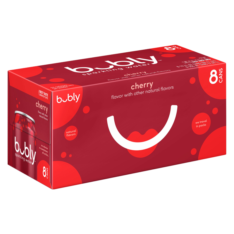 Bubly Cherry 8pk 12oz Can