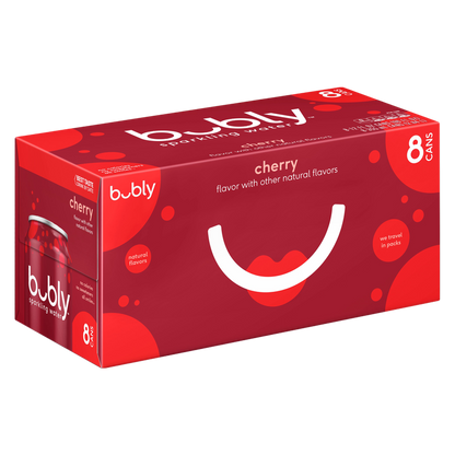 Bubly Cherry 8pk 12oz Can