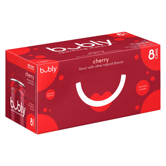 Bubly Cherry 8pk 12oz Can