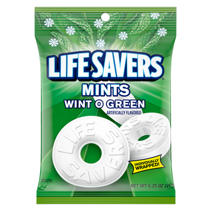 Life Savers Wint O Green Mints, 6.25oz