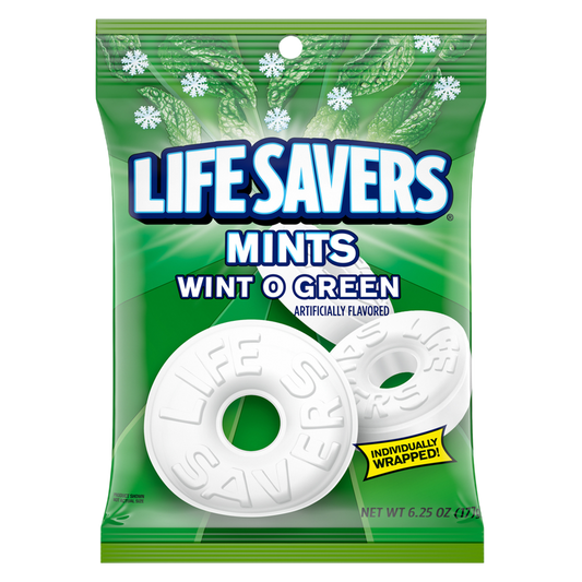 Life Savers Wint O Green Mints, 6.25oz