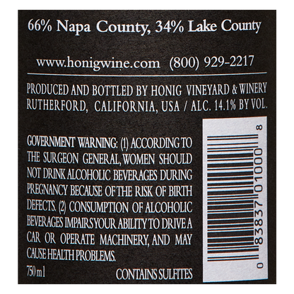Honig Sauvignon Blanc 750ml