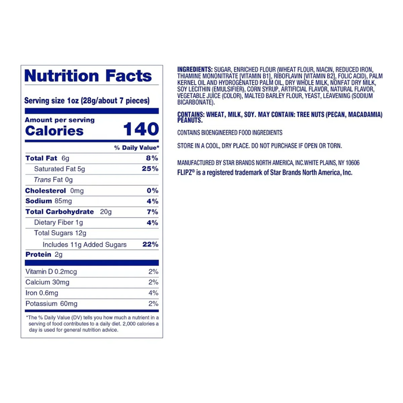 Flipz State Fair Strawberry Shortcake Covered Pretzels 6.5oz