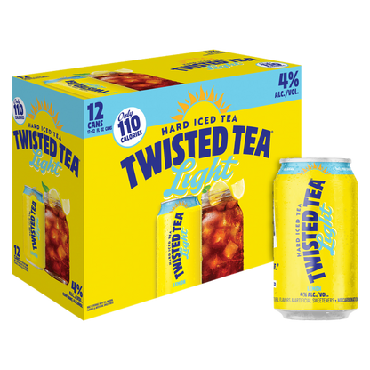 Twisted Tea Light 12pk 12oz Can 5.0% ABV