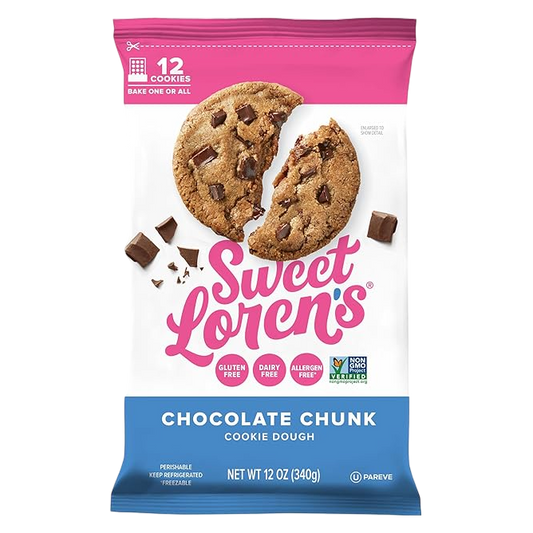 Sweet Loren's Gluten Free & Vegan Chocolate Chunk Cookie Dough - 12oz
