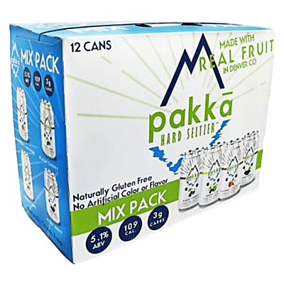 Pakka Hard Seltzer Mix Pack 12pk 12oz Can