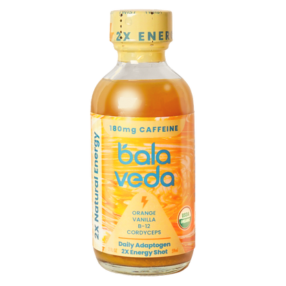 Balaveda Supersonic Organic Citrus Adaptogen Energy Shot 2oz Btl