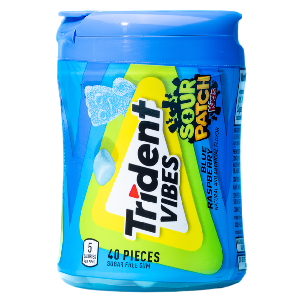 Trident Vibes Sour Patch Kids Blue Raspberry