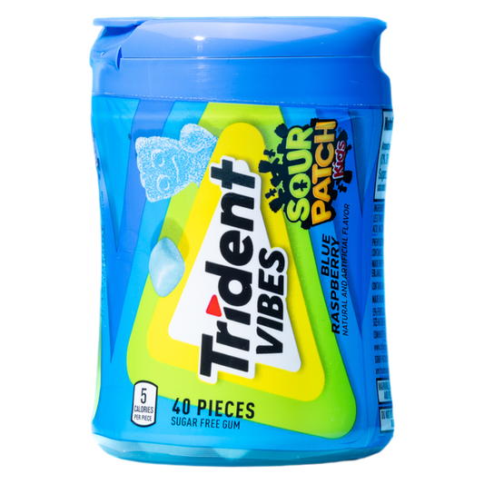 Trident Vibes Sour Patch Kids Blue Raspberry