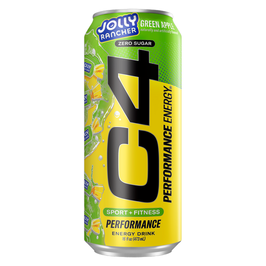 C4 Jolly Rancher Green Apple 16oz Can