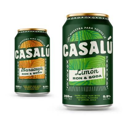 Casalu Variety Ron & Soda 8pk 12oz 5.9% ABV
