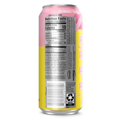 C4 Energy Strawberry Blast 16oz Can