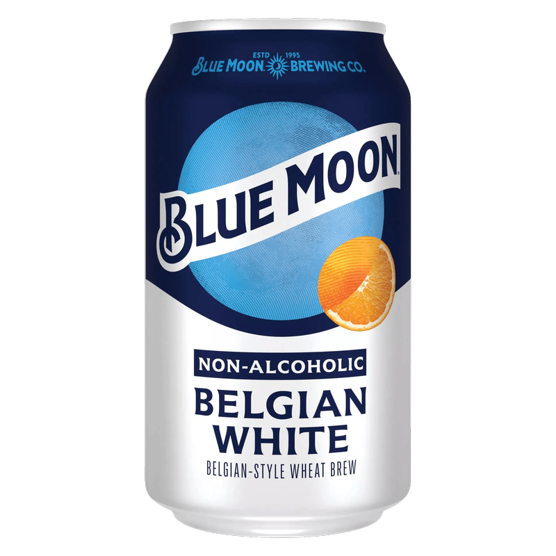 Blue Moon Non-Alcoholic Belgian Style 6pk 12oz Can