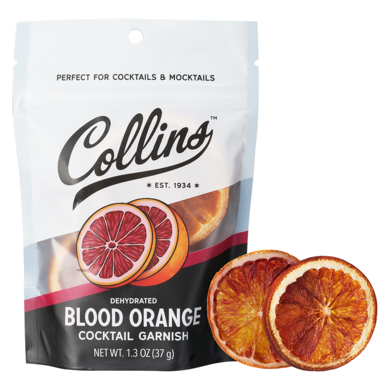 Collins Dehydrated Blood Orange Cocktail Garnish