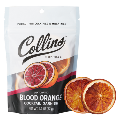Collins Dehydrated Blood Orange Cocktail Garnish