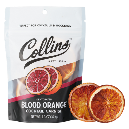 Collins Dehydrated Blood Orange Cocktail Garnish