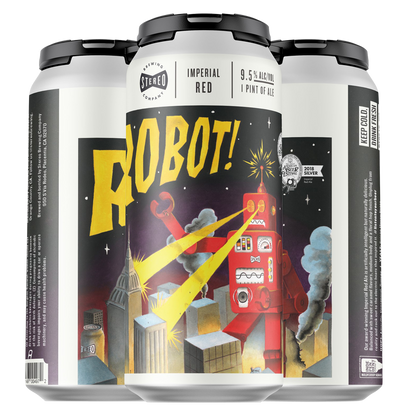 Stereo Brewing Robot Imperial Red 4pk 16oz