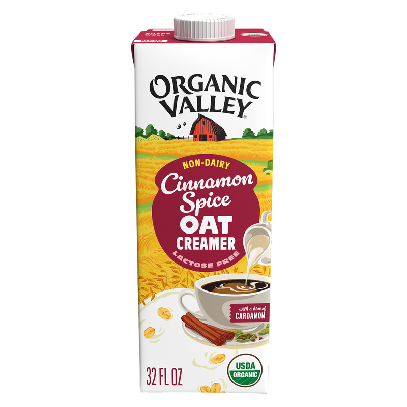 Organic Valley Cinnamon Spice Oat Coffee Creamer 32oz