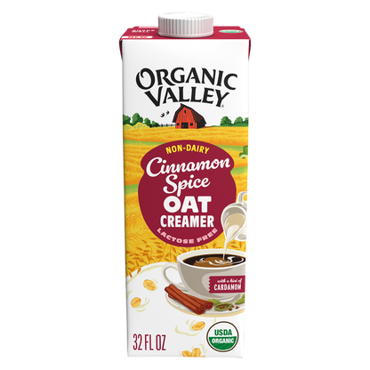 Organic Valley Cinnamon Spice Oat Coffee Creamer 32oz