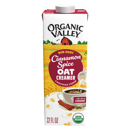 Organic Valley Cinnamon Spice Oat Coffee Creamer 32oz