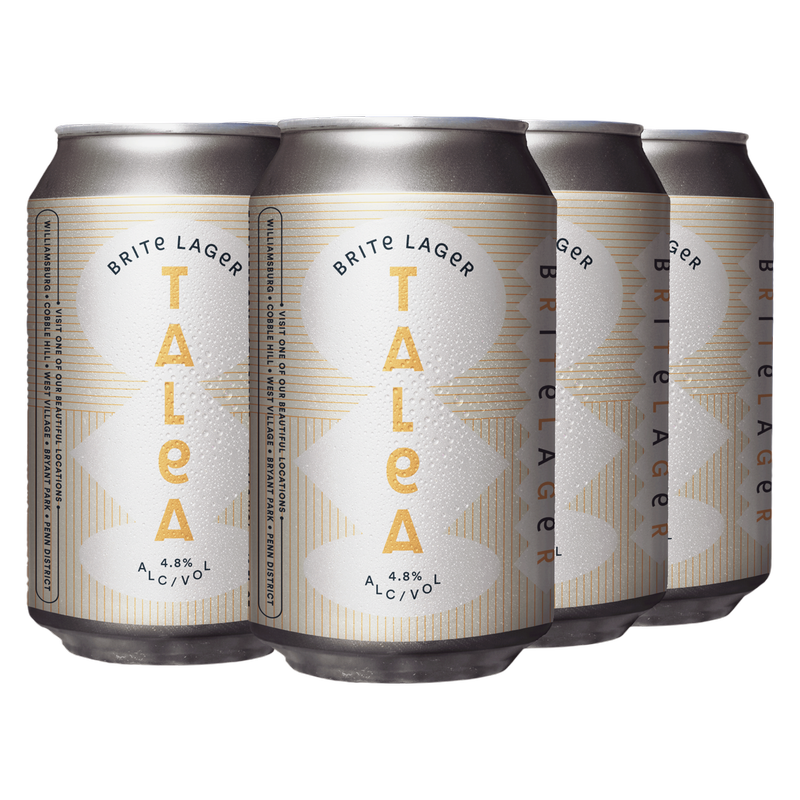 Talea Brite Lager 6pk 12oz Can 4.8% ABV