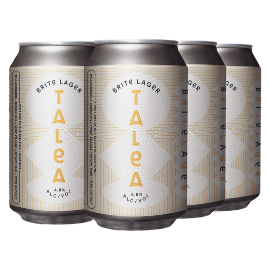 Talea Brite Lager 6pk 12oz Can 4.8% ABV