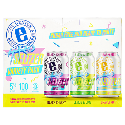 Evil Genius Hard Seltzer 12pk 12oz Can 5.0% ABV