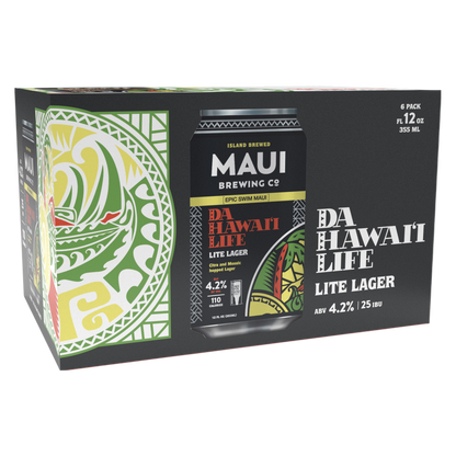 Maui Da Hawaii Life Lite 6pk 12oz Cans
