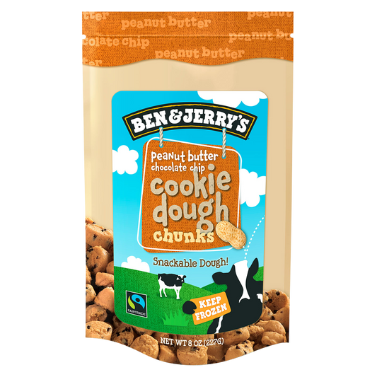 Ben & Jerry's Peanut Butter Chocolate Chip Cookie Dough Chunks 8oz
