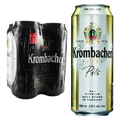 Krombacher Pils 4pk 16.9oz Can 4.8% ABV
