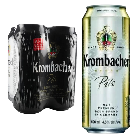 Krombacher Pils 4pk 16.9oz Can 4.8% ABV