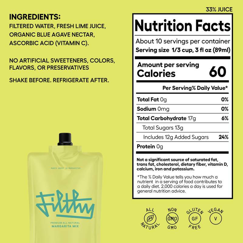 Filthy Margarita 32oz Pouch