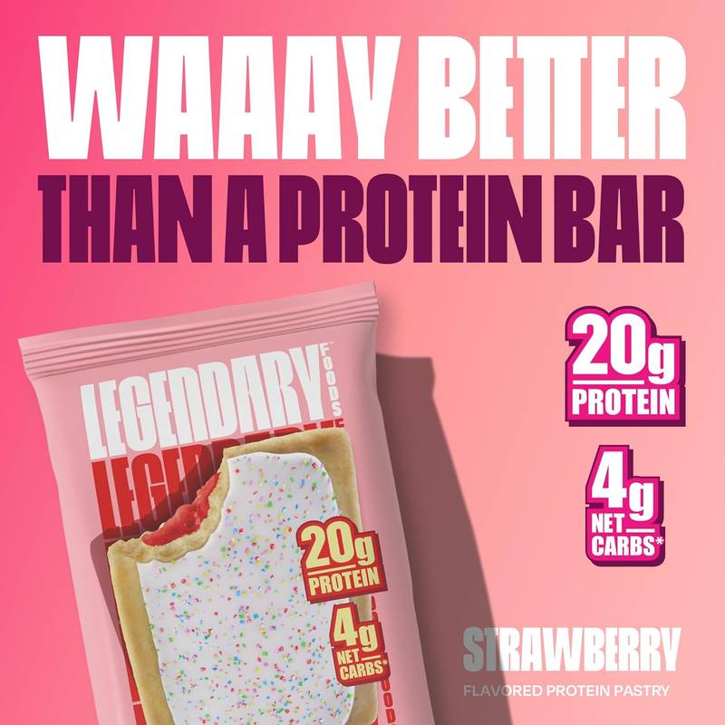 Legendary Foods Strawberry Protein Pastry, 2.2oz