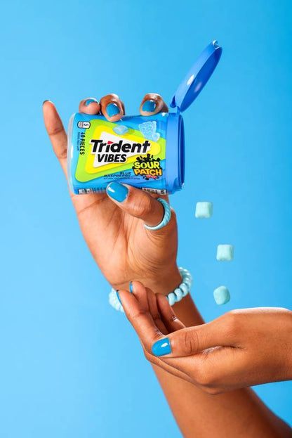 Trident Vibes Sour Patch Kids Blue Raspberry