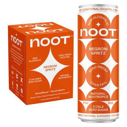 Noot Negroni Spritz Non-Alcoholic Cocktail 4pk 12oz Can