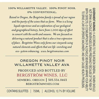Bergstrom Cumberland Pinot Noir 750ml Bottle