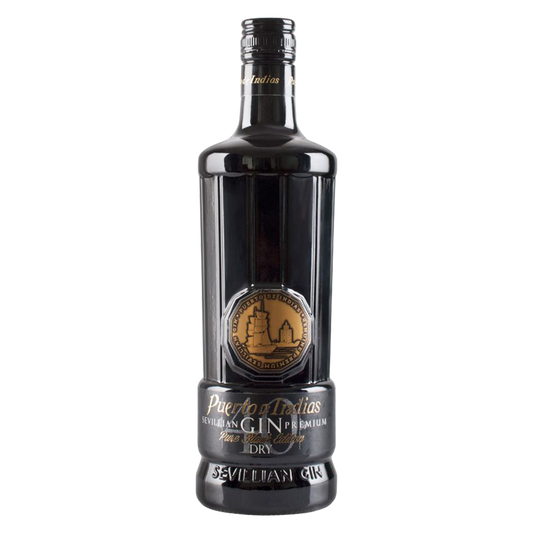 Puerto De Indias Pure Black Edition Gin 750ml (75 Proof)
