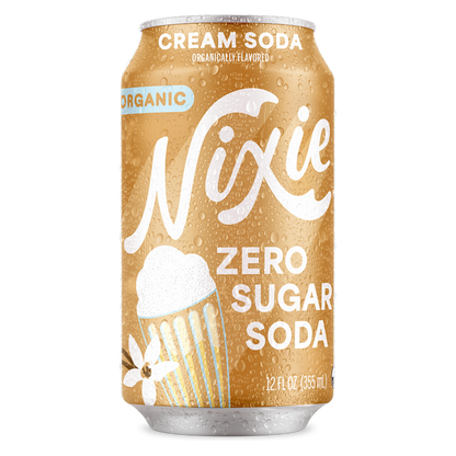 Nixie Organic Zero Sugar Cream Soda 12oz Can