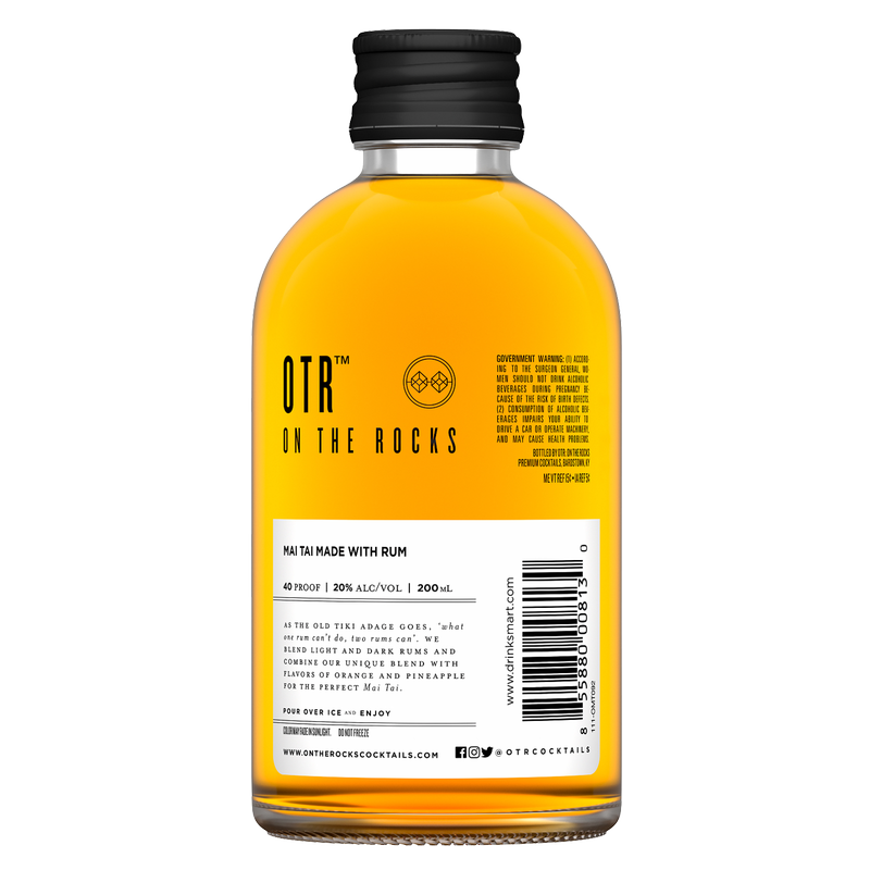 On The Rocks Mai Tai 200ml (40 Proof)