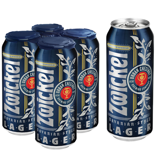 Urban Chestnut Zwickel Bavarian Lager 4pk 16oz Can 5.2% ABV