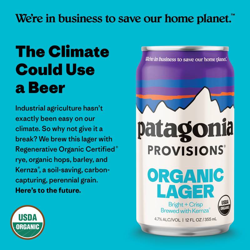 Patagonia Kernza Organic Lager (6PKC 12OZ)