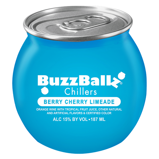 Buzzballz Chillers Berry Cherry Limeade 187ml 15% ABV